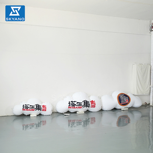 Personalizzare le <span class=keywords><strong>nuvole</strong></span> gonfiabili giganti stampate che pubblicizzano la nuvola gonfiabile per la decorazione del Festival di musica - Product Image 3