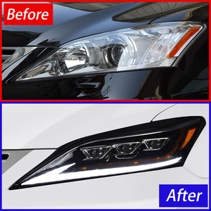 AURON Nouveau Phare Avant LED Laser Bicolore 6000K 12V 36W à Haute Luminosité pour Lexus ES 2006-2012 – Kit de Rénovation et Amélioration - Product Image 4
