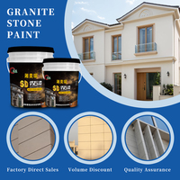 Granit liquide à séchage rapide pour la décoration des murs extérieurs