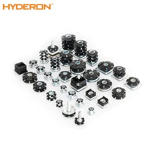 M6 M8 M10 Easy Installation stainless double star crown square tube nut threaded inserts for desks and chairs