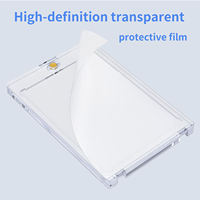 Étui rigide magnétique transparent en acrylique 35PT à protection UV pour cartes de sport, à ouverture rapide, vente directe usine