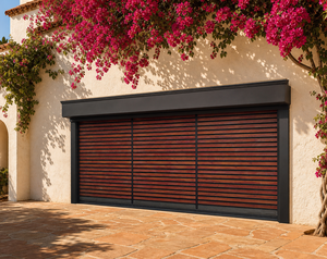 Puerta de <span class=keywords><strong>Garaje</strong></span> Automática de Aluminio, Puerta Rápida en Espiral Turbo Resistente al Viento para Vivienda - Product Image 1