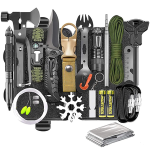 Wholesale Outdoor Emergency Survival Kit Hiking Camping Kit Accessories Survival Gear With <b>Tools</b> Professional Tactical Kit - Product Image 1