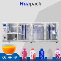 Machine de remplissage et de scellage automatique pour jus d'argousier de forme irrégulière