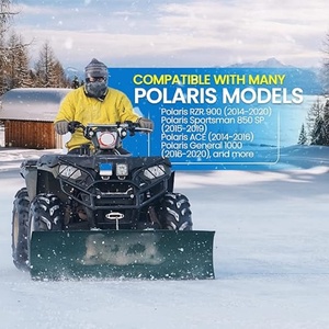 Paquete de 2 Zapatas de Repuesto para Quitanieves 2205071/2208864 para Polaris ATV UTV RZR Ranger ACEN con Pasadores de Liberación Rápida - Product Image 4
