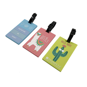 Etiquetas de Equipaje de Cuero PVC con Logotipo Personalizado de Fábrica, Diseño de Letras a la Moda, Venta Directa - Product Image 6