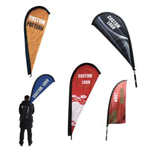 Drapeau de sac à dos publicitaire extérieur en polyester imperméable, impression double face haute définition, couleurs vives et résistantes à la décoloration - Product Image 1