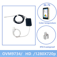 Endoscopio Médico Ojos de 3.2mm 3.5mm 3.9mm, Mini Cámara USB de 1 MP 1280X720p, Placa OEM OVM9734
