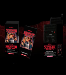 กล่องสุ่มสะสม WUSTYLE <span class=keywords><strong>Stranger</strong></span> <span class=keywords><strong>Things</strong></span> อะคริลิคแบบดึงออกได้ 12 กล่อง พร้อมตุ๊กตาตัวละครจากภาพยนตร์และป้ายชื่อแบบยาว - Product Image 1