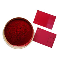 Emballage cosmétique en plastique, colorant direct usine, pigment rouge magenta brillant 185 pour résine médicale spécialisée