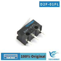 Nouveau micro-interrupteur de souris original D2F-01FL OMRON, interrupteur de fin de course à point gris