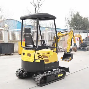 China 1.5T Tuin Huis Boerderij Huishoudelijke Hydraulische Crawler Mini Graafmachine Digger Bagger Graafmachines Te Koop