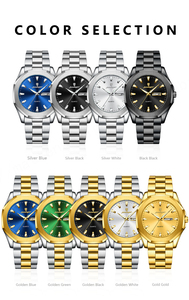 Reloj para hombre Poedagar 875 nueva moda de acero inoxidable resistente al agua fecha luminosa relojes de cuarzo Casual reloj de hombre de negocios Relojes - Product Image 6