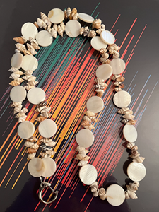 Cordon personnalisé en coquillages naturels, résistant à l'eau, longue chaîne pour téléphone portable, porte-carte d'identité, chaîne de téléphone portable personnalisée en coquillages - Product Image 2