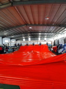 Không thấm nước chống lão hóa đôi cam PE Tấm bạt tấm lợp Bìa xe tải - Product Image 5