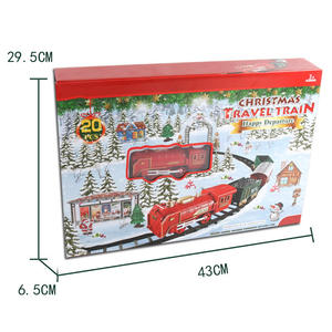 2024 nouvel article électrique noël train jouets ensembles autour <span class=keywords><strong>de</strong></span> l'arbre avec lumière noël <span class=keywords><strong>chanson</strong></span> train sons vapeur - Product Image 6