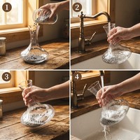 Billes de nettoyage pour verres à vin en acier inoxydable 316, très bien notées pour les bouteilles à col étroit, tailles personnalisées