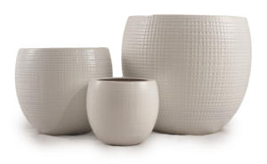 Pot en céramique pour plantes succulentes, petit, moyen, grand, rond, respirant, avec trou de drainage - Product Image 2