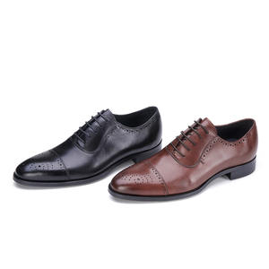 Zapatos Oxford de Cuero Vacuno Duradero con Punta Puntiaguda, Soporte de Arco, Suela Impermeable Antideslizante, Zapatos de Negocios para Hombre - Product Image 3