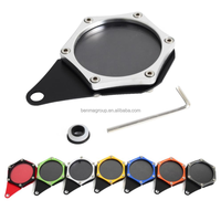 Support de plaque d'immatriculation étanche pour scooters, quads, cyclomoteurs, VTT, motos, moto