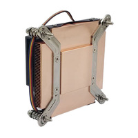 Refroidisseur CPU Ultra-Fin pour Serveurs, Entièrement en Cuivre, Style RGB, Refroidissement par Air 30CFM, Roulement à Billes 5000 RPM, Application Boîtier d'Ordinateur