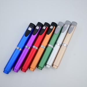 Durable Metal Reusable Packaging <b>Pen</b> Adjustable 3ml Cartridge Custom Logo Graphic Design Rubber Stopper Injector <b>Pen</b> - Product Image 3