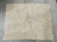 2025 Crème Beige Classique Travertin Premium Pierre Naturelle Rempli Aiguisé Fabriqué en Turkiye Modèle CEM-FH-01-24 Utilisation Extérieure Offre Spéciale