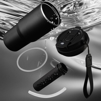 Tasses à café isothermes intelligentes 25oz avec couvercles à double ouverture LED, gobelets métalliques personnalisés de 25oz, sans fuite