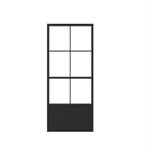 TKM-A04 מציאה 36in x 84in זכוכית הזזה אסם דלת, מודרני צרפתית דלת, זכוכית הזזה אסם דלת פנל עם 6FT ערכת חומרה