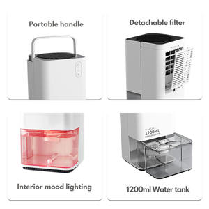 Lavable Filtro de 320 ml/día Mini <span class=keywords><strong>deshumidificador</strong></span> hogar tanque de agua de 1200 ml <span class=keywords><strong>deshumidificador</strong></span> - Product Image 6