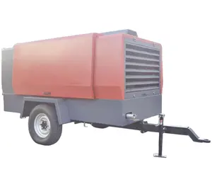 750CFM נייד דיזל בורג מדחס אוויר עם Cumins 194KW מנוע