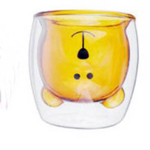 <span class=keywords><strong>Panda</strong></span> <span class=keywords><strong>Double</strong></span> <span class=keywords><strong>paroi</strong></span> verre Borosilicate <span class=keywords><strong>tasse</strong></span> à vin 9oz isolé moderne maison cuisine boisson et bière verre Transparent mignon Style - Product Image 3