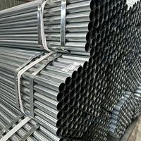 Grand stock, prix compétitif, tube rond en fer galvanisé de 1 pouce et 3 pouces, tube en acier ERW pour les projets de construction de systèmes d'eau