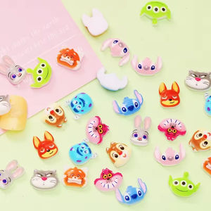 Japonés Kawaii Y2k Mini ardillas mapaches tres ojos Aliens Evil Cats Nail Art Charms Diy <span class=keywords><strong>bailarina</strong></span> redondeada decoración de uñas - Product Image 6