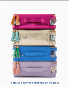 Sac de rangement de luxe FuPai pour Mahjong, moderne, écologique, imperméable, pliable, en PVC transparent, style américain, avec fermeture éclair et franges pour <span class=keywords><strong>poker</strong></span> - Product Image 6