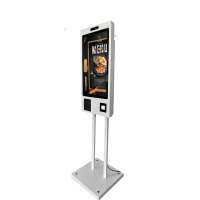 Kiosco de Autoservicio Personalizable de 18 Pulgadas con Pantalla Táctil, Escaneo de Código QR e Impresión de Recibos para Pedidos en Restaurantes