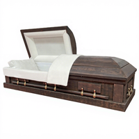 Venta Directa de Fábrica, Ataúdes de Madera de Lujo Ajustables, Ataúdes de Madera Americanos para Funerales