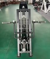Machine à tractions en T professionnelle à usage commercial, en acier, avec plaques de poids, pour les exercices du dos, des biceps, des épaules et de la poitrine