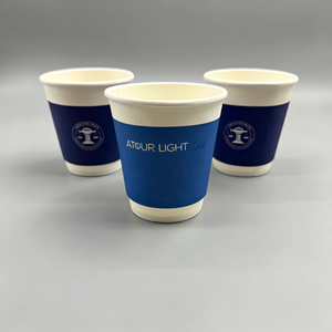 Gobelets en papier enduits de PE, étanches et anti-fuite, taille et logo personnalisés, pour boissons chaudes et froides, vente en gros, directement de l'usine - Product Image 1