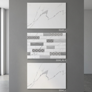 Prix de gros pas cher 30x45cm aux Philippines Plancher en marbre blanc de Carrare 300x450mm Carreaux muraux brillants en céramique numérique 12x18 - Product Image 6