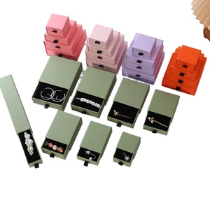 Jewelry <b>Black</b> Carton Custom Paper <b>Boxes</b> Elegant <b>Black</b> Kraft Paper Jewelry <b>Gift</b> Box with Sponge Suitable for Necklaces - Product Image 1