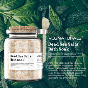 <span class=keywords><strong>Sel</strong></span> <span class=keywords><strong>de</strong></span> bain OEM <span class=keywords><strong>de</strong></span> la Mer Morte, flocons <span class=keywords><strong>de</strong></span> magnésium, huiles essentielles, absorption rapide pour soulager les douleurs musculaires et articulaires, aromathérapie relaxante - Product Image 1