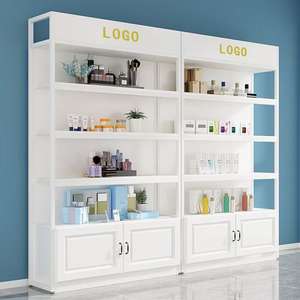 Exhibidores de Metal y Madera de Estilo Moderno, Estante de Exhibición de Cosméticos para Tiendas Minoristas, Suministro Directo de Fábrica - Product Image 6