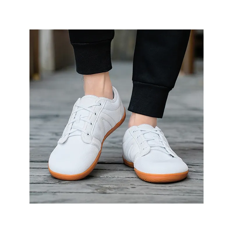 Zapatos naturales en forma de pie zapatos descalzos suela de caída cero minimalista caja de punta ancha zapatos de levantamiento de pesas
