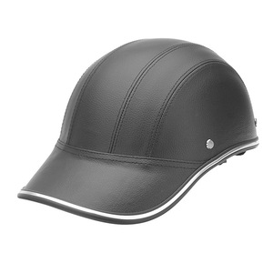 Casque de moto demi-face léger, protection solaire estivale, noir et rose, taille unique, casque de cyclisme en plastique - Product Image 3