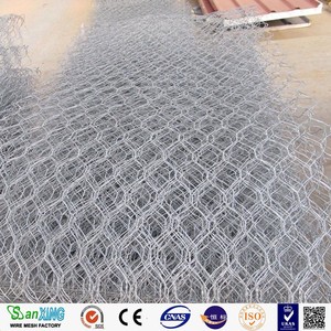 Caja de Malla Metálica Hexagonal Tejida para Cercas de Jardín y Paisajismo, Canasta de Malla de Alambre de Acero Galvanizado 2x1x1m - Product Image 5