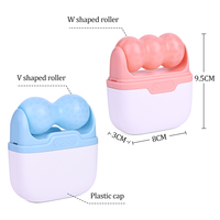 Rouleau de massage facial rafraîchissant en forme de V et de W pour le contour du visage – Qualité supérieure pour le soin de la peau
