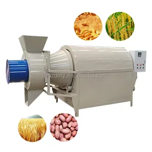 Secador de tambor rotativo para forragem de animais, máquina pequena de secagem de milho