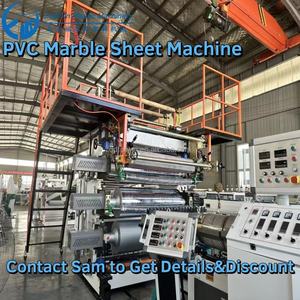 Máquina de fabricación de láminas de mármol artificial <span class=keywords><strong>Camel</strong></span> Pvc/máquina de extrusión de suelo de mármol Pvc/máquina de tablero de espuma de PVC - Product Image 2