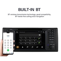 Lecteur DVD de voiture avec écran IPS 4 cœurs de 7 pouces, WIFI, GPS, Android 2 Din, autoradio pour BMW E53 1999-2006